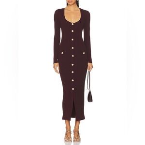 Generation Love Andolina Rib-Knit Midi-Dress